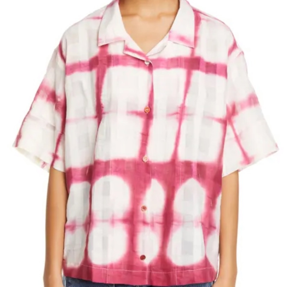story mfg tie dye bowling shirt